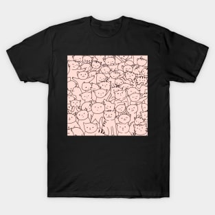 cute cats pattern T-Shirt